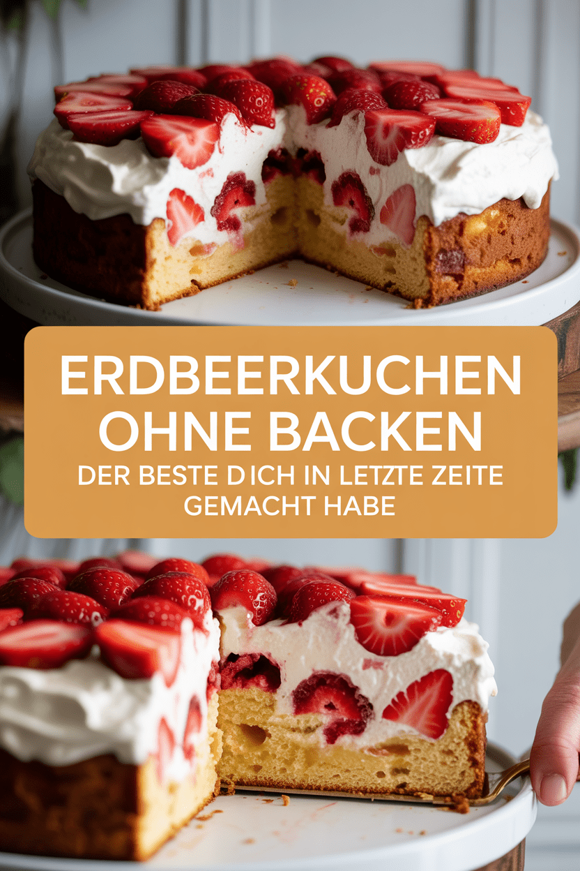 Erdbeerkuchen ohne Backen der beste das ich in letzte Zeit gemacht habe