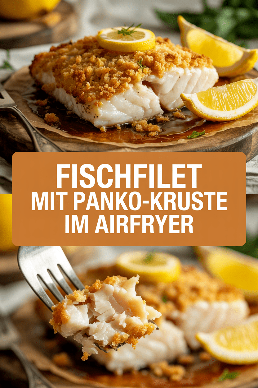 Fischfilet mit Panko-Kruste im Airfryer
