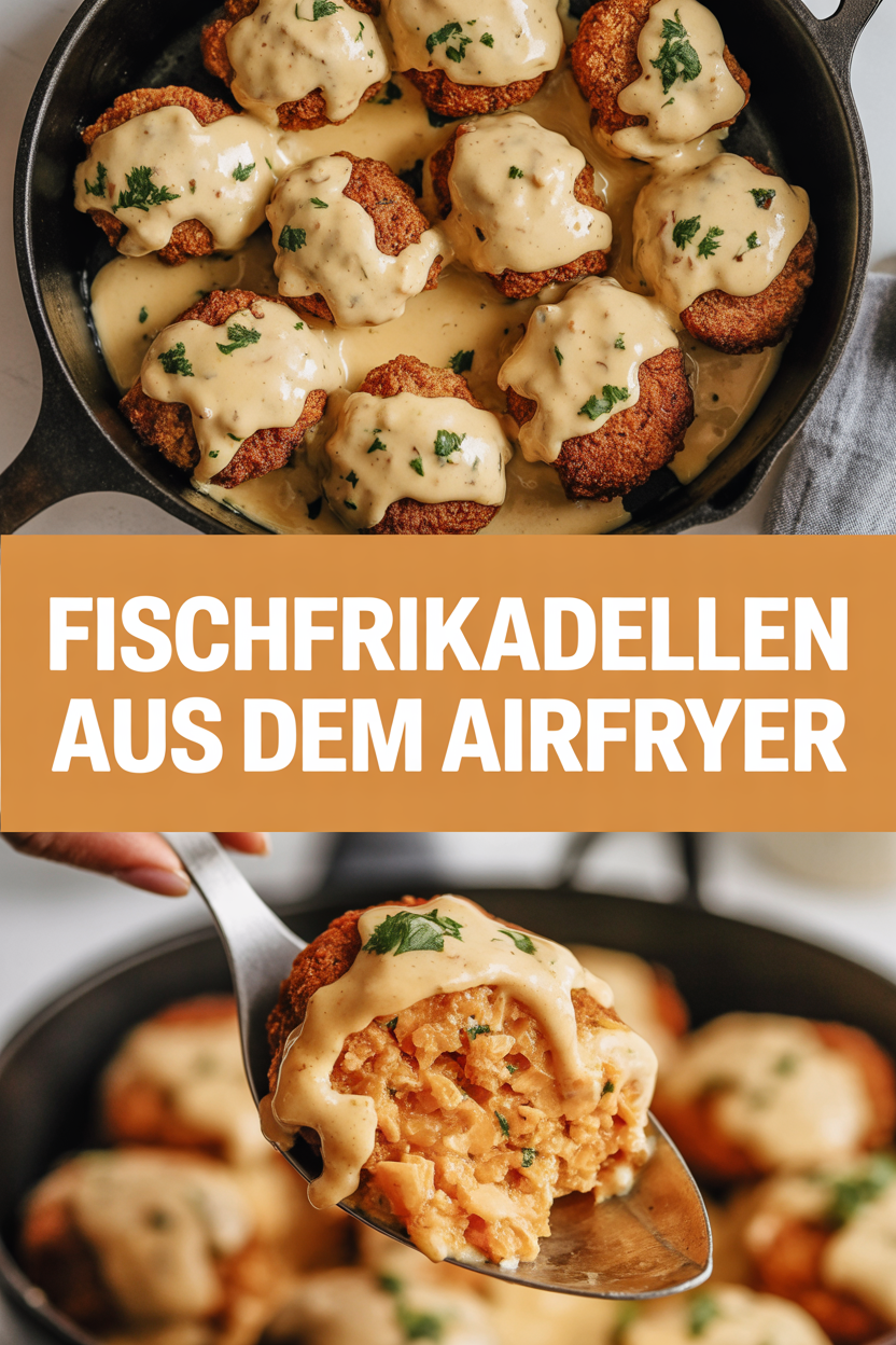 Fischfrikadellen aus dem Airfryer
