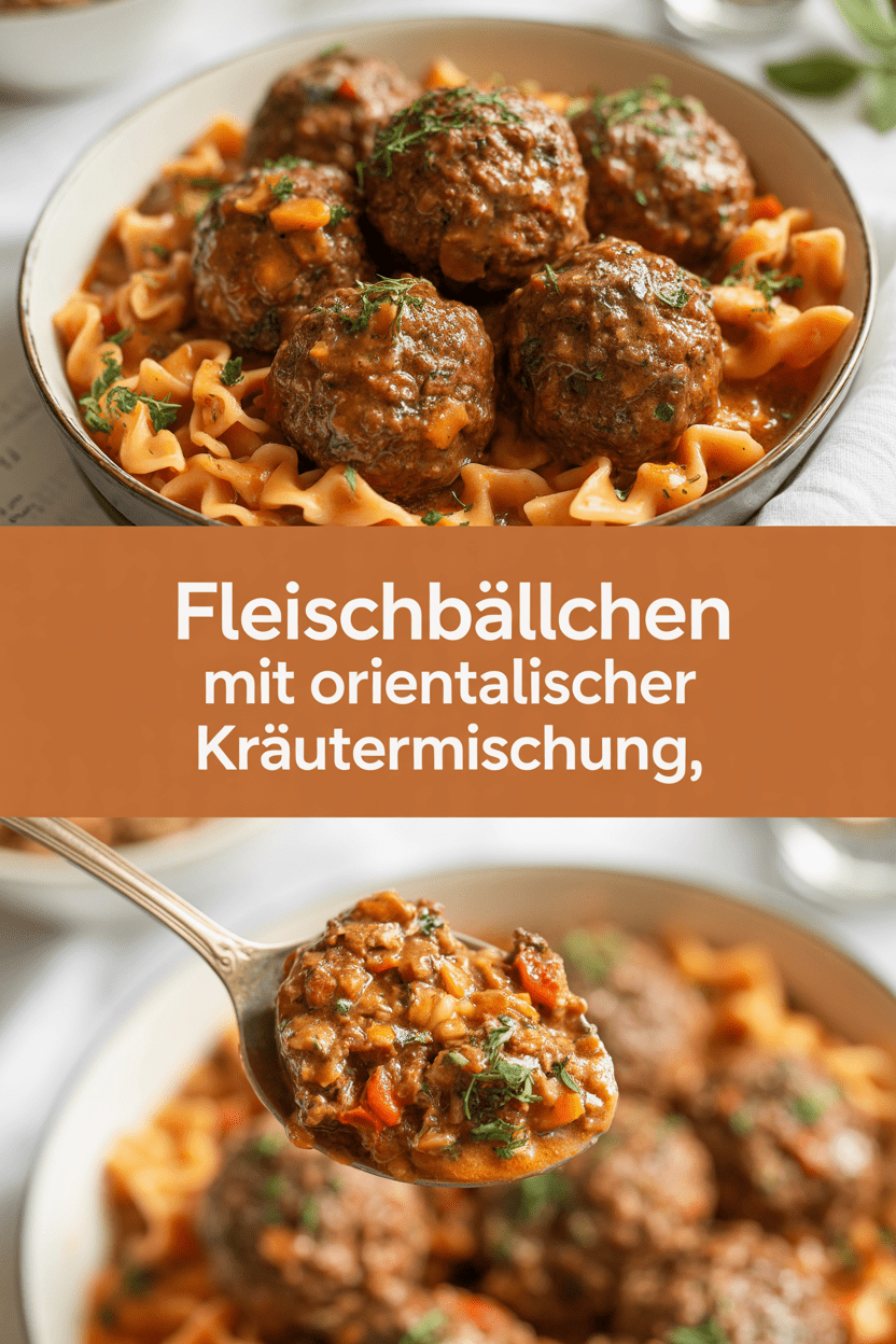 Fleischbällchen mit orientalischer Kräutermischung