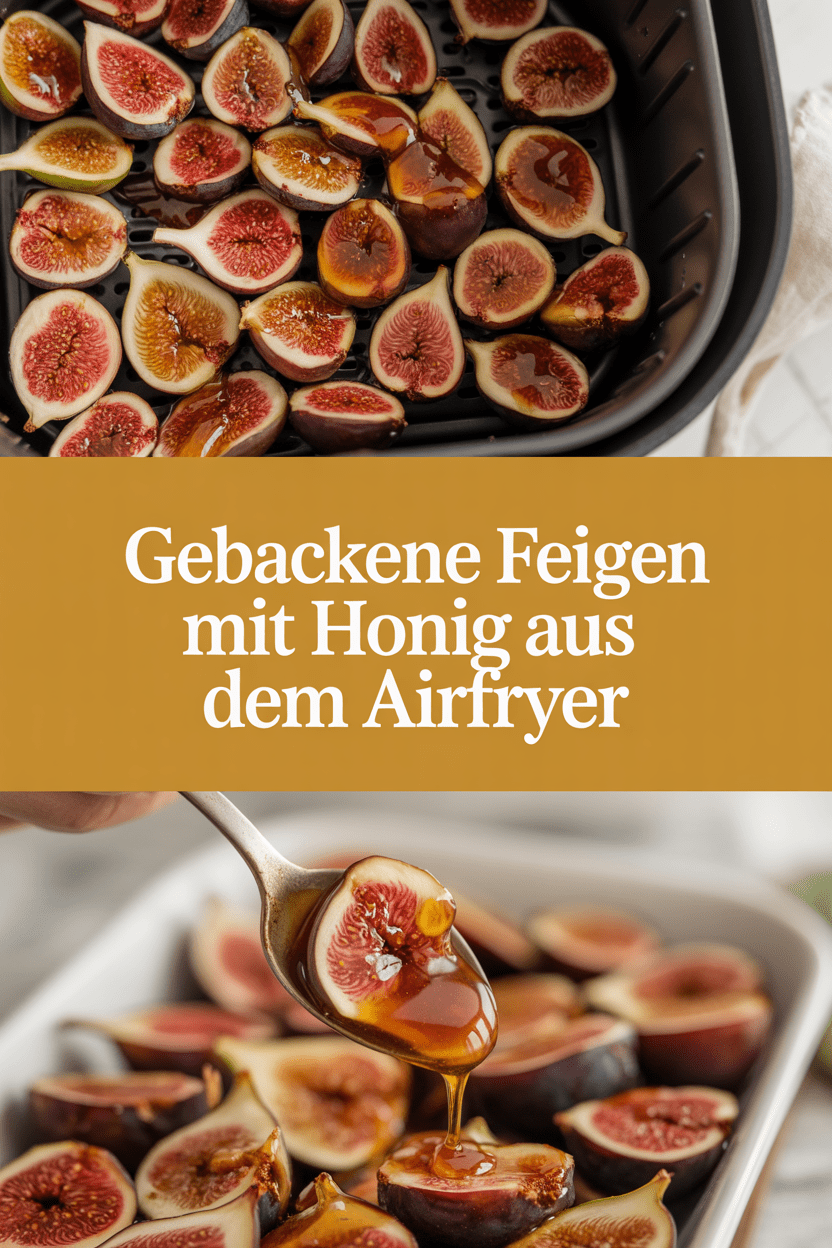 Gebackene Feigen mit Honig aus dem Airfryer