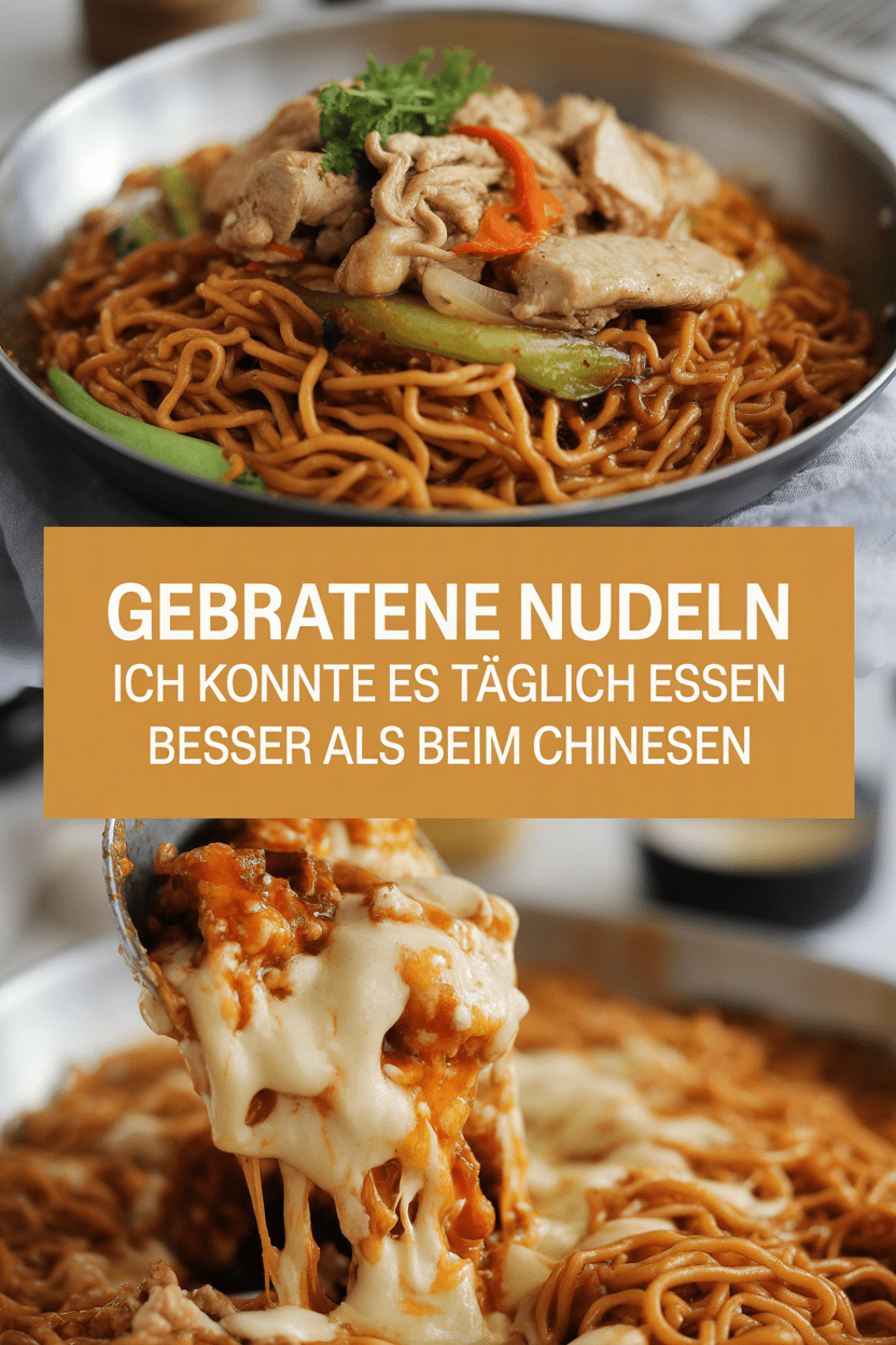 Gebratene Nudeln Ich konnte es täglich essen besser als beim Chinesen