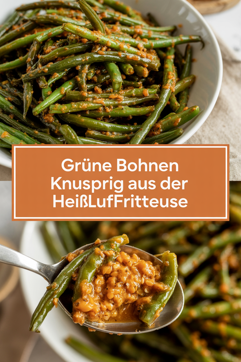 Grüne Bohnen knusprig aus der Heißluftfritteuse
