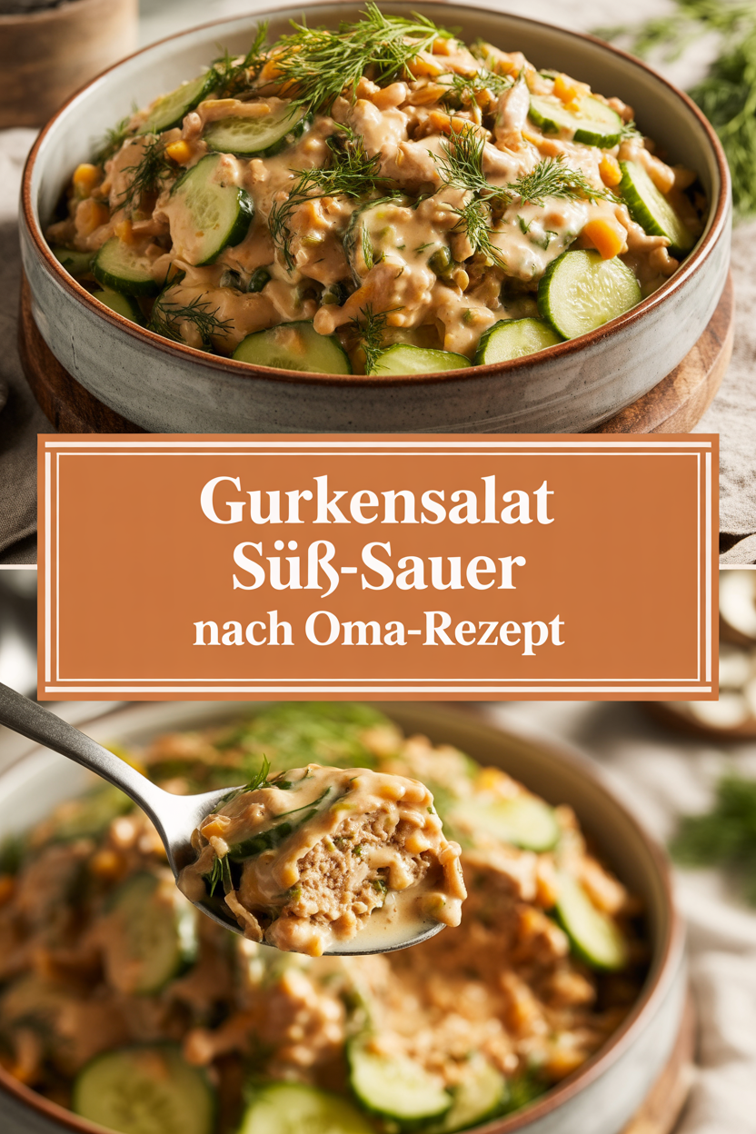 Gurkensalat süß-sauer nach Oma-Rezept