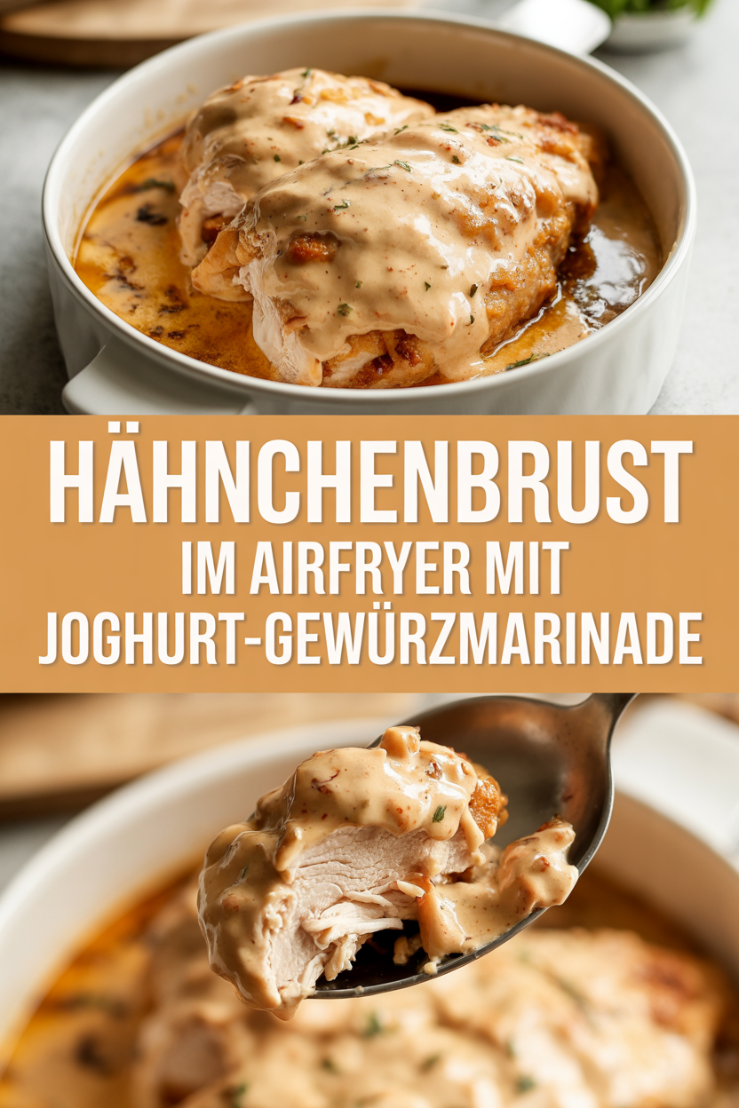 Hähnchenbrust im Airfryer mit Joghurt-Gewürzmarinade