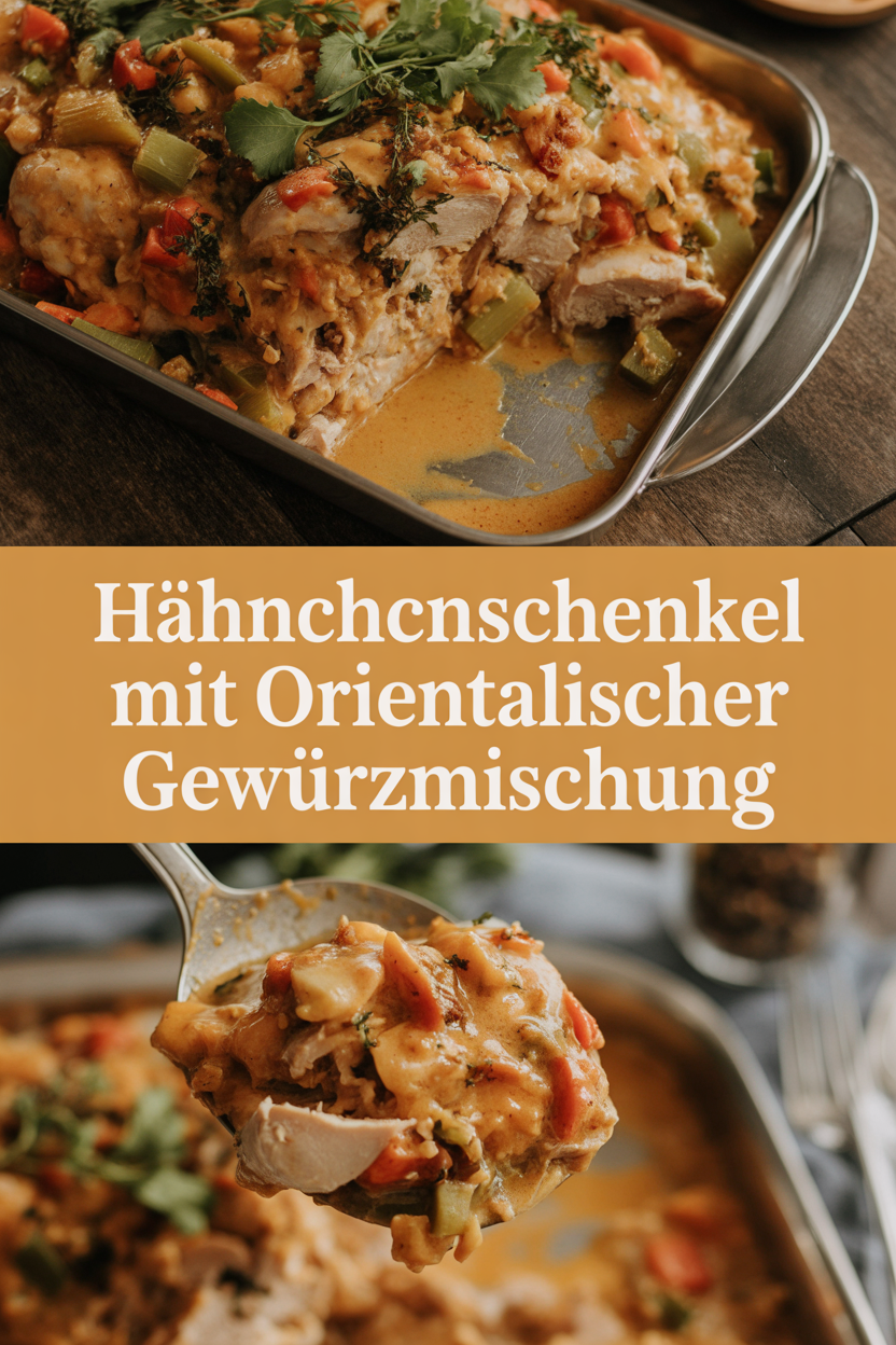 Hähnchenschenkel mit orientalischer Gewürzmischung