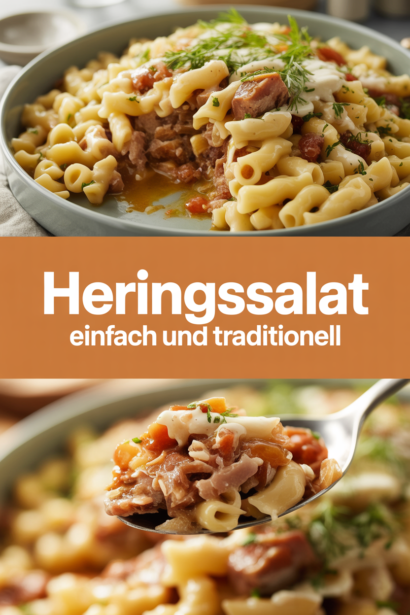 Heringssalat einfach und traditionell
