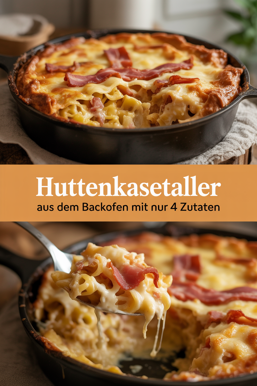 Huttenkasetaller aus dem Backofen mit nur 4 Zutaten