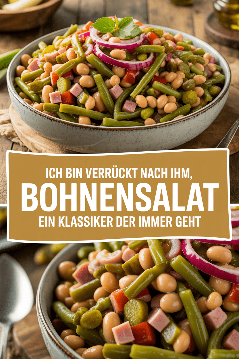 Ich bin verrückt nach ihm, Bohnensalat ein Klassiker der immer geht