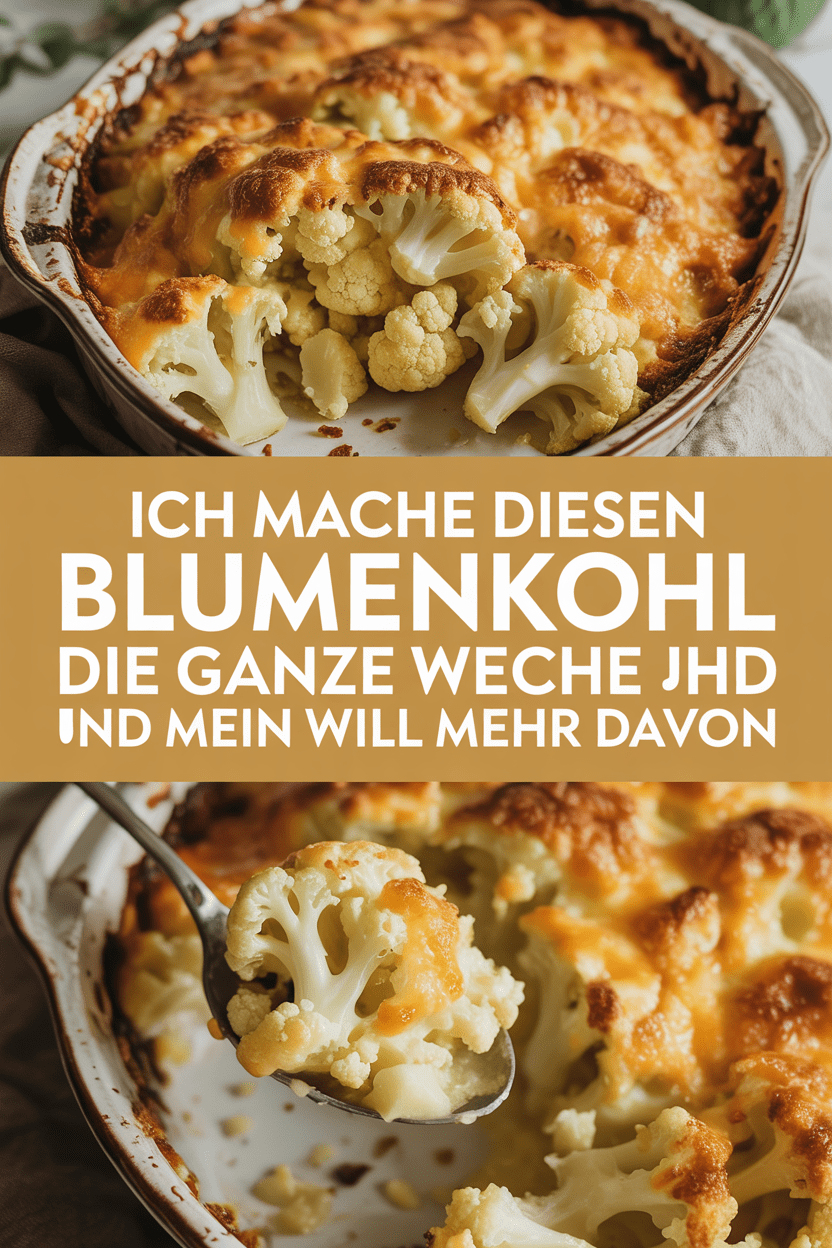 Ich mache diesen Blumenkohl die ganze Woche und mein Mann will mehr davon