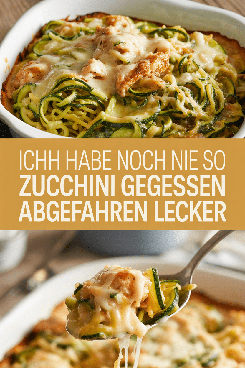 Ichh habe noch nie so leckere Zucchini gegessen abgefahren lecker
