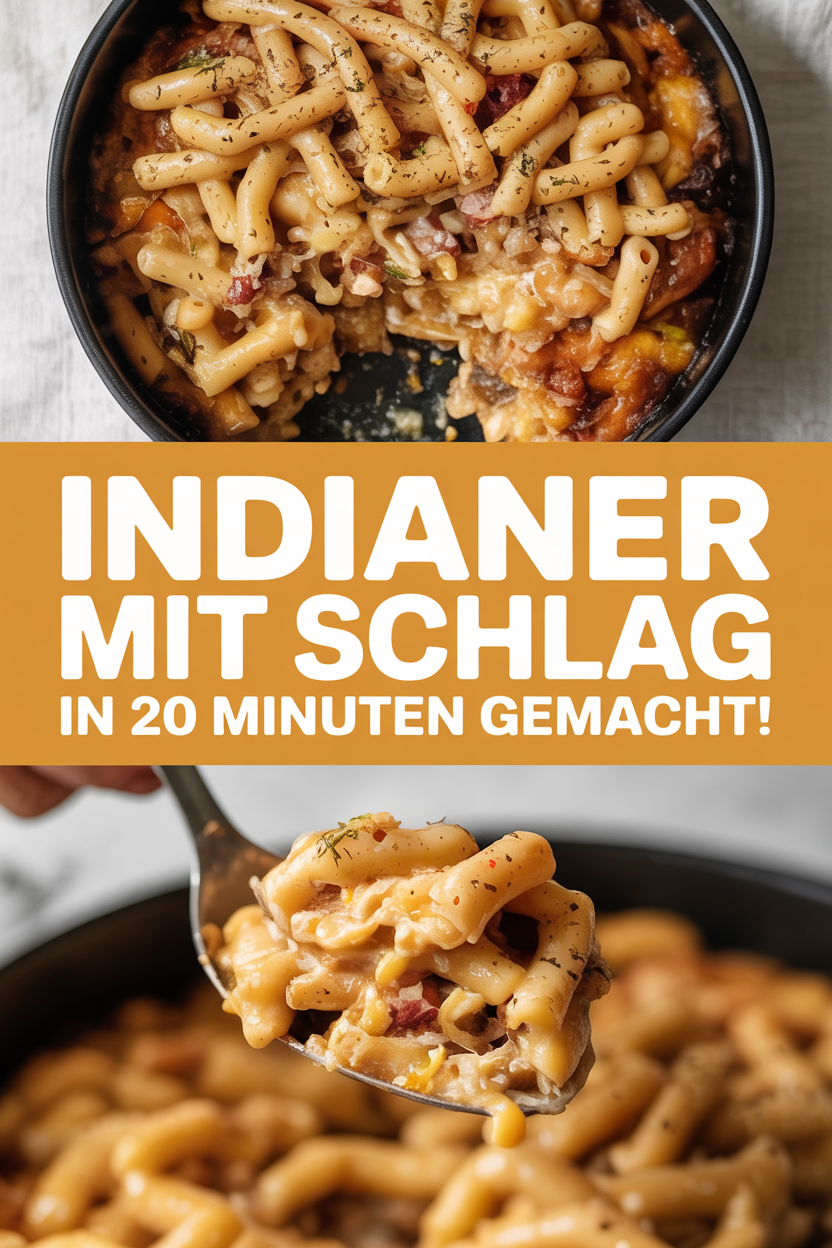 Indianer mit Schlag in 20 Minuten gemacht!