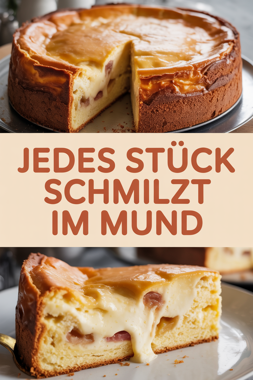 Jedes Stück schmilzt im Mund, Quarkkuchen in 5 Minuten im Ofen