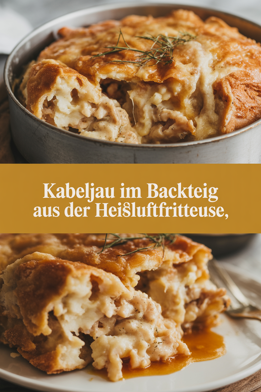 Kabeljau im Backteig aus der Heißluftfritteuse