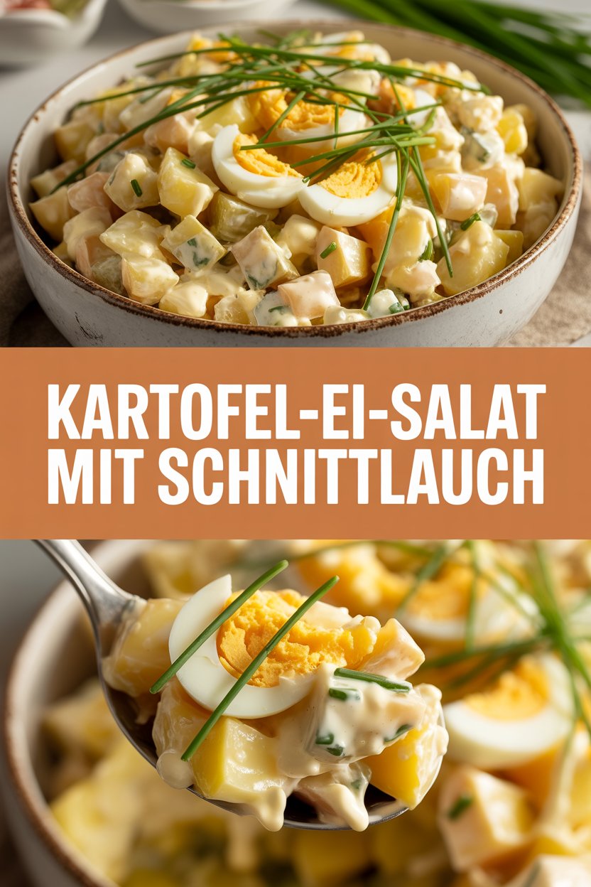 Kartoffel-Ei-Salat mit Schnittlauch