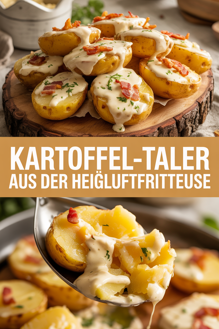 Kartoffel-Taler aus der Heißluftfritteuse
