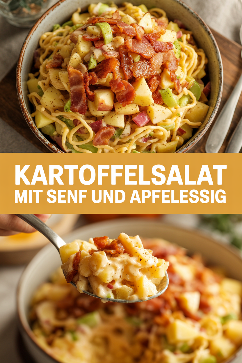 Kartoffelsalat mit Senf und Apfelessig