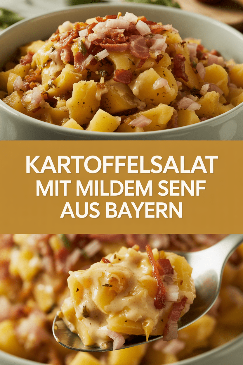 Kartoffelsalat mit mildem Senf aus Bayern