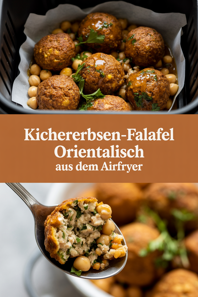 Kichererbsen-Falafel orientalisch aus dem Airfryer