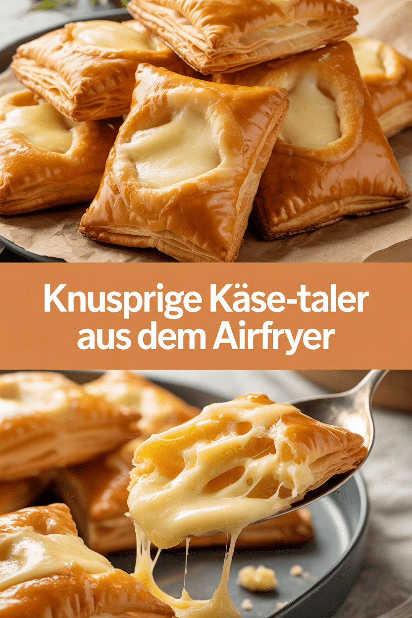 Knusprige Käse-Taler aus dem Airfryer