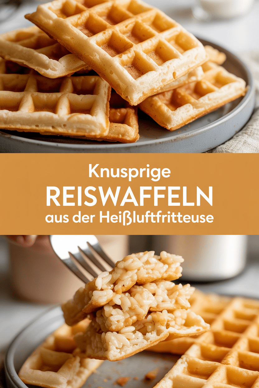 Knusprige Reiswaffeln aus der Heißluftfritteuse
