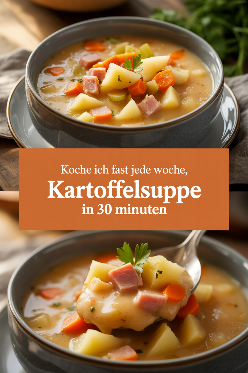 Koche ich fast jede Woche, Kartoffelsuppe in 30 Minuten