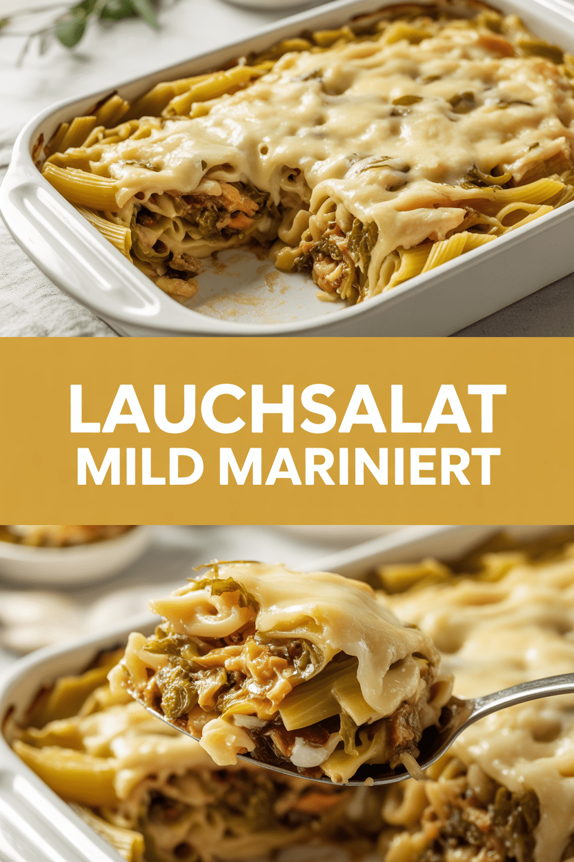 Lauchsalat mild mariniert
