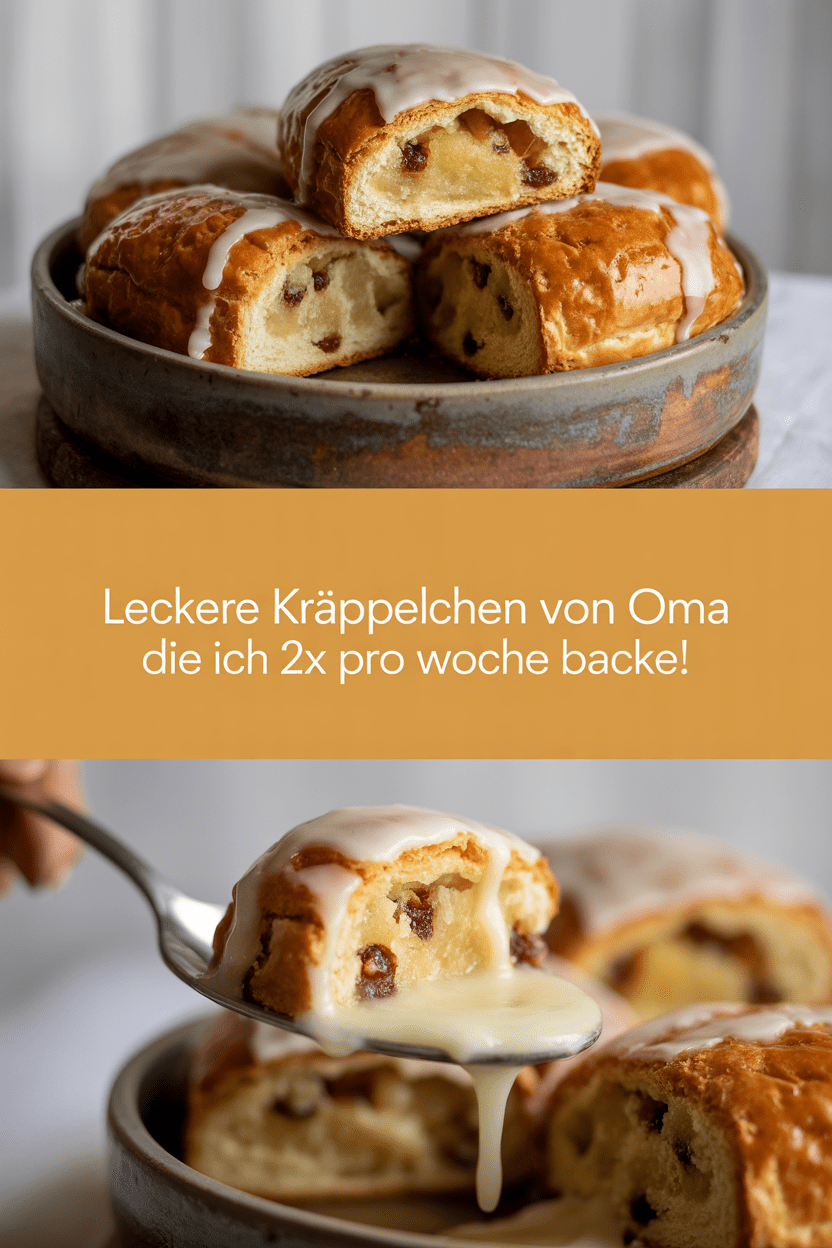 Leckere Kräppelchen von Oma die ich 2x pro Woche backe!