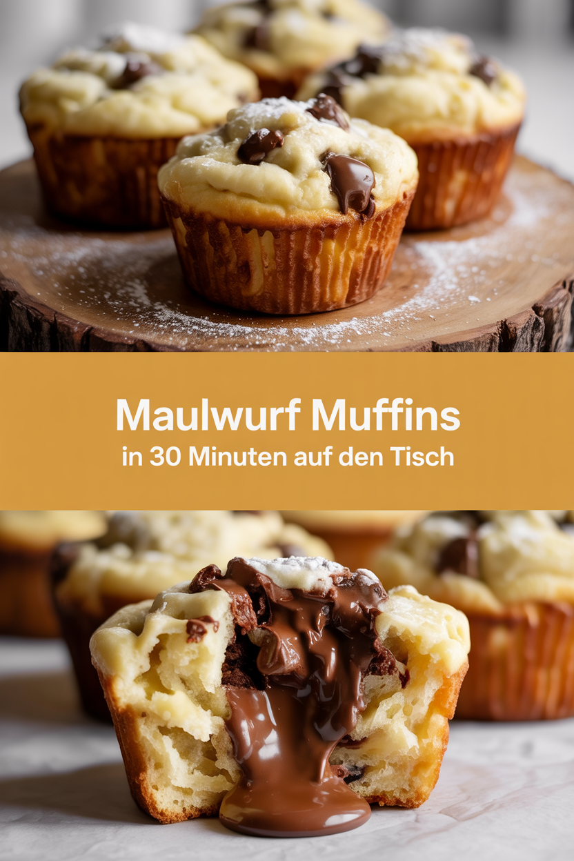 Maulwurf Muffins in 30 Minuten auf den Tisch