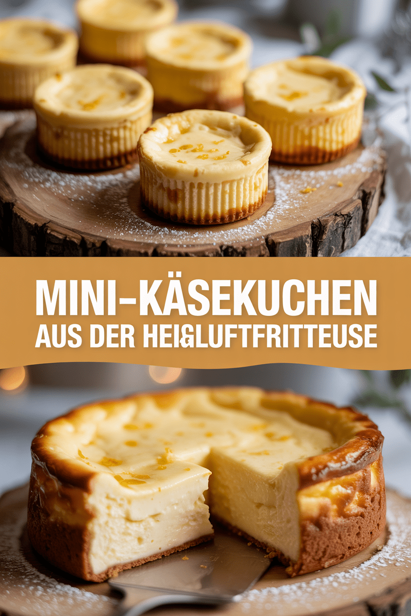 Mini-Käsekuchen aus der Heißluftfritteuse