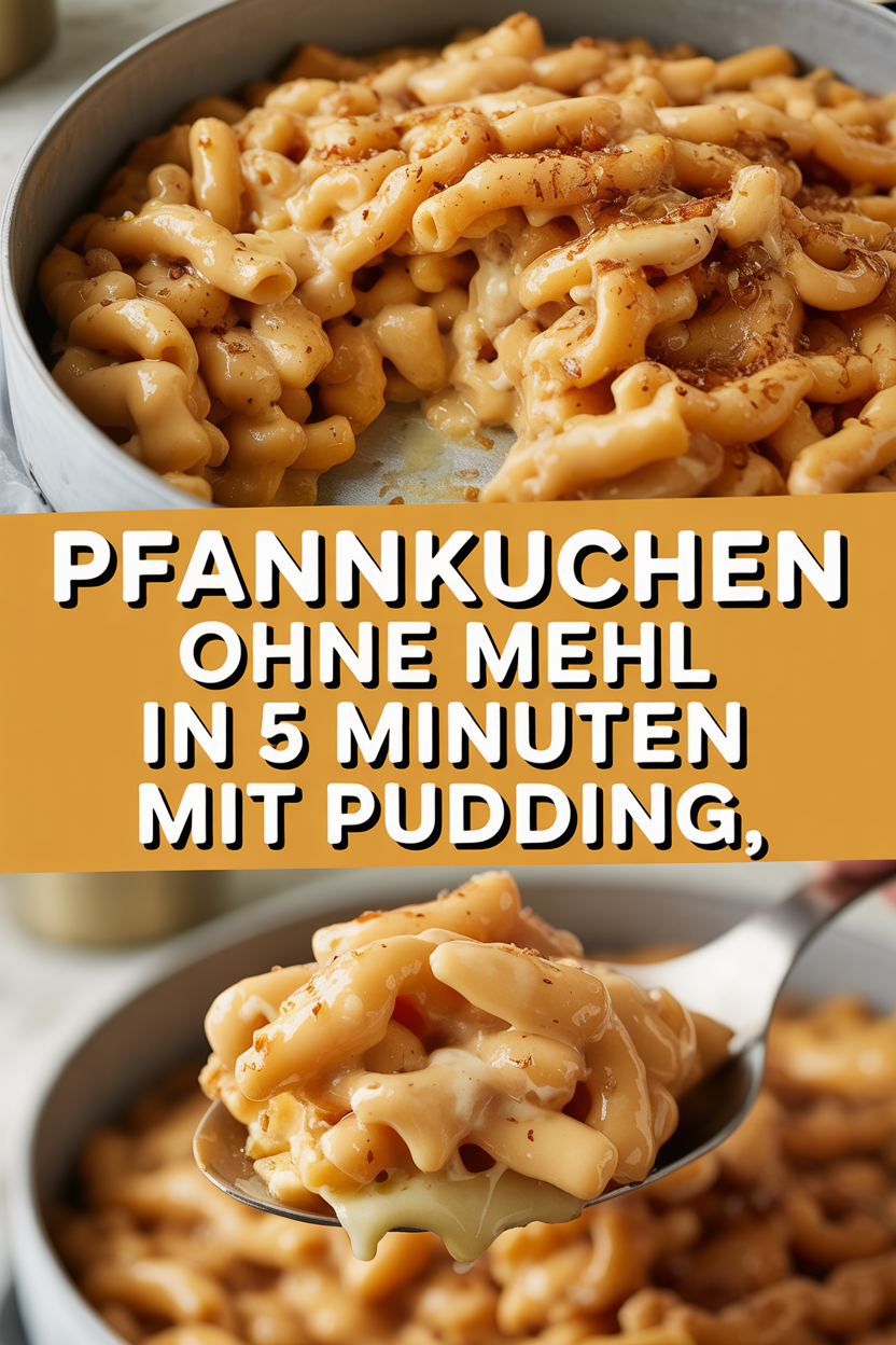 Pfannkuchen ohne Mehl in 5 Minuten mit Pudding