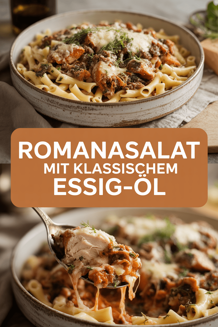 Romanasalat mit klassischem Essig-Öl