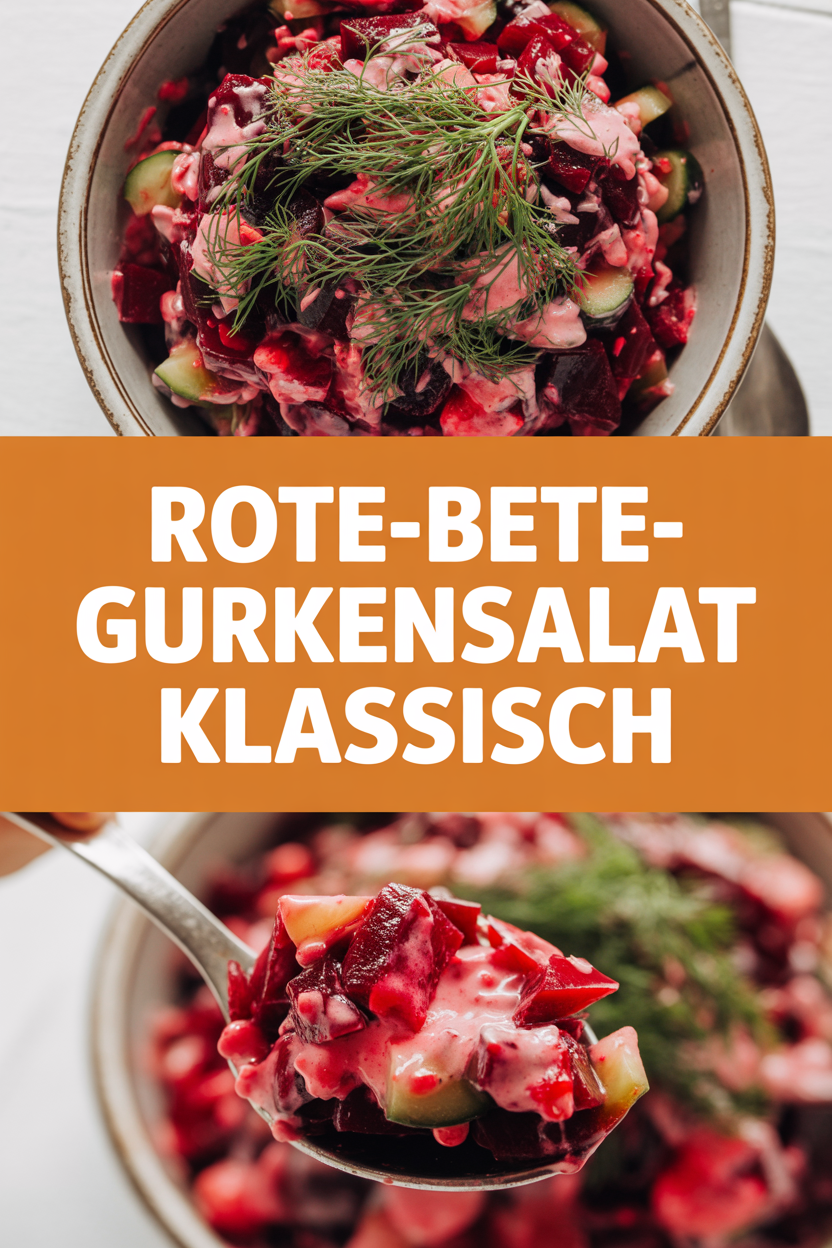 Rote-Bete-Gurkensalat klassisch