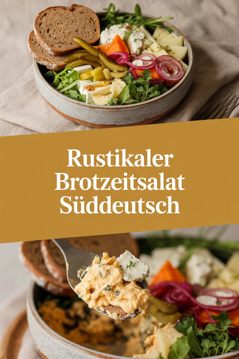Rustikaler Brotzeitsalat süddeutsch