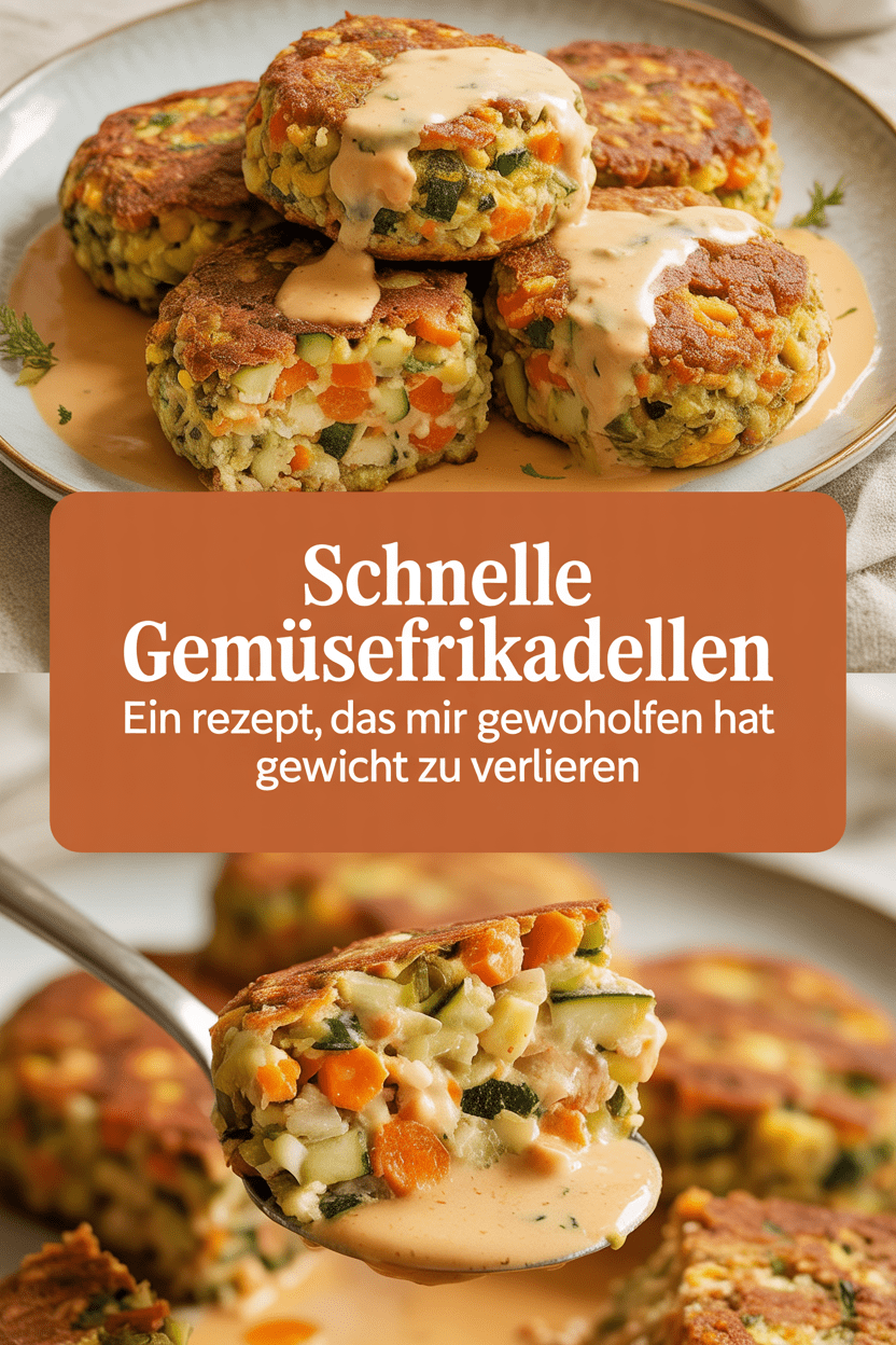 Schnelle Gemüsefrikadellen Ein Rezept, das mir geholfen hat Gewicht zu verlieren