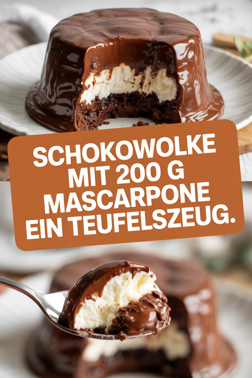 Schokowolke mit 200 g Mascarpone ein Teufelszeug