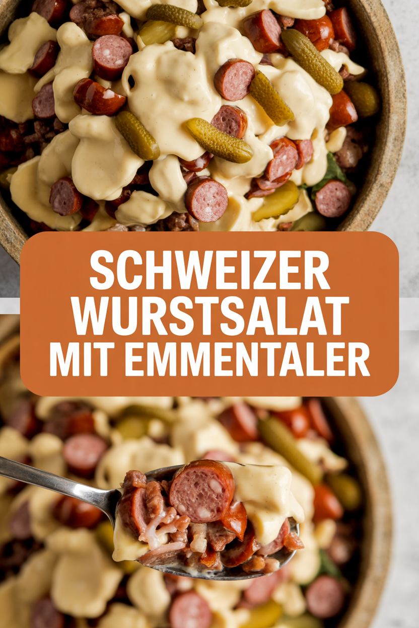 Schweizer Wurstsalat mit Emmentaler