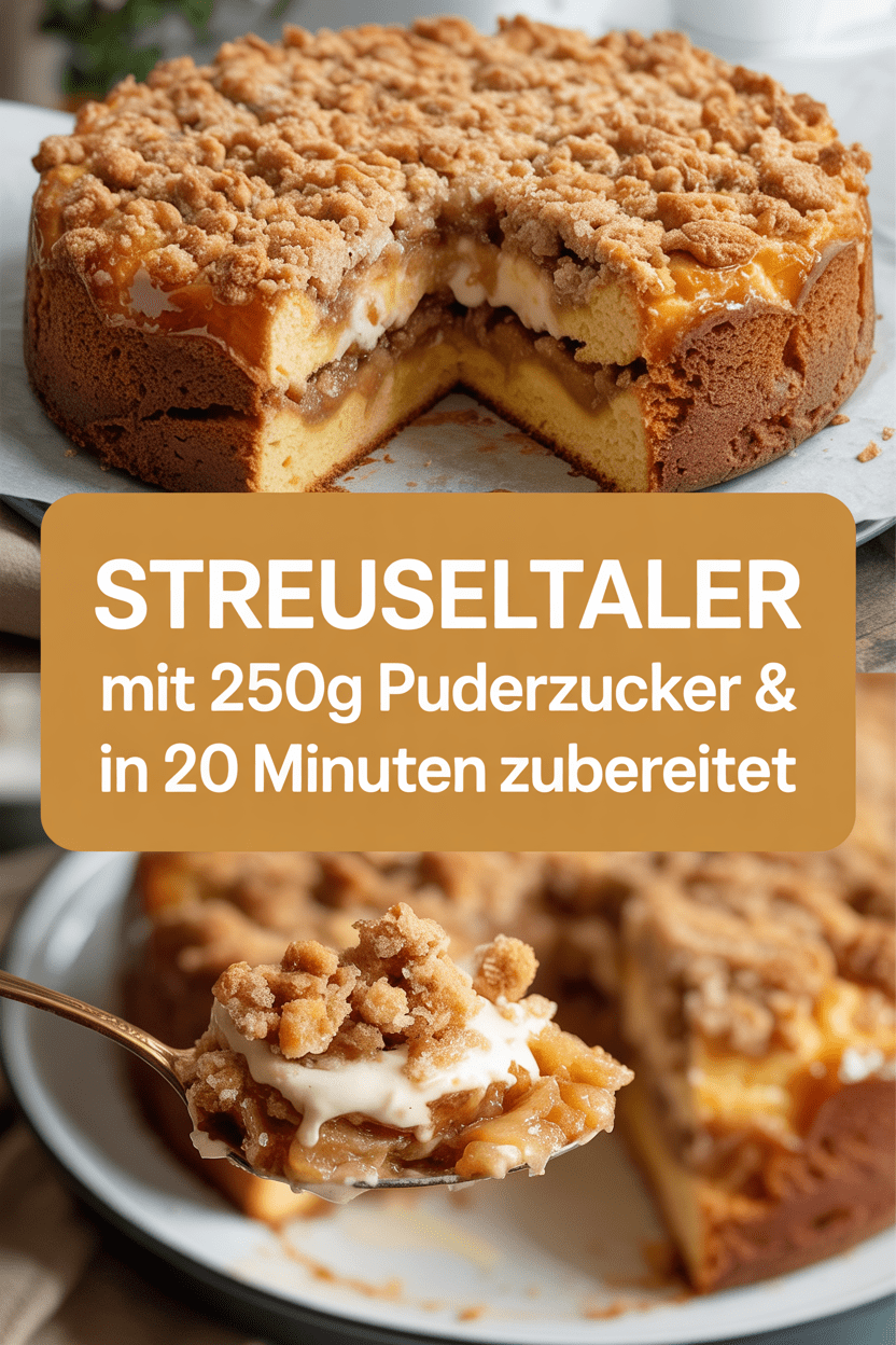 Streuseltaler mit 250g Puderzucker & in 20 Minuten zubereitet