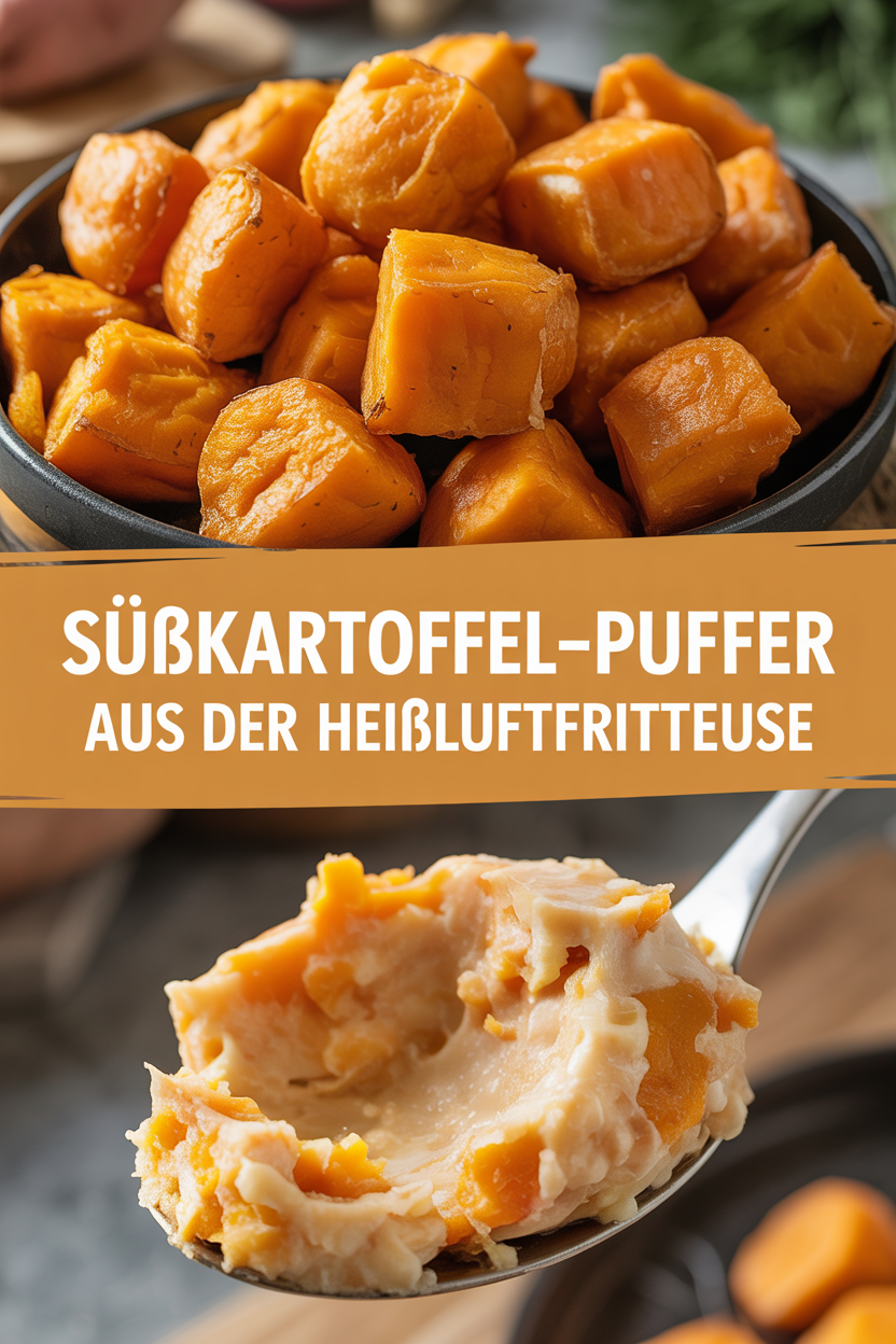 Süßkartoffel-Puffer aus der Heißluftfritteuse