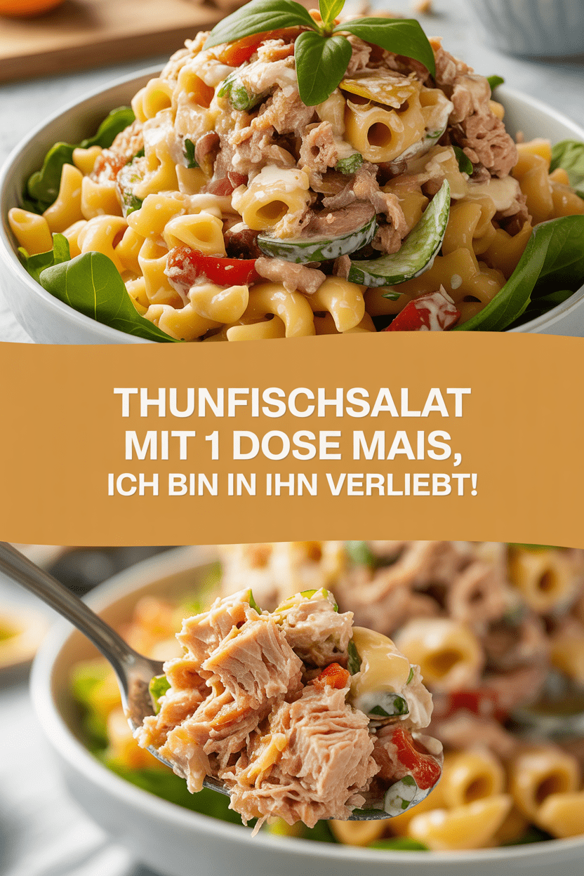 Thunfischsalat mit 1 Dose Mais, ich bin in ihn verliebt!