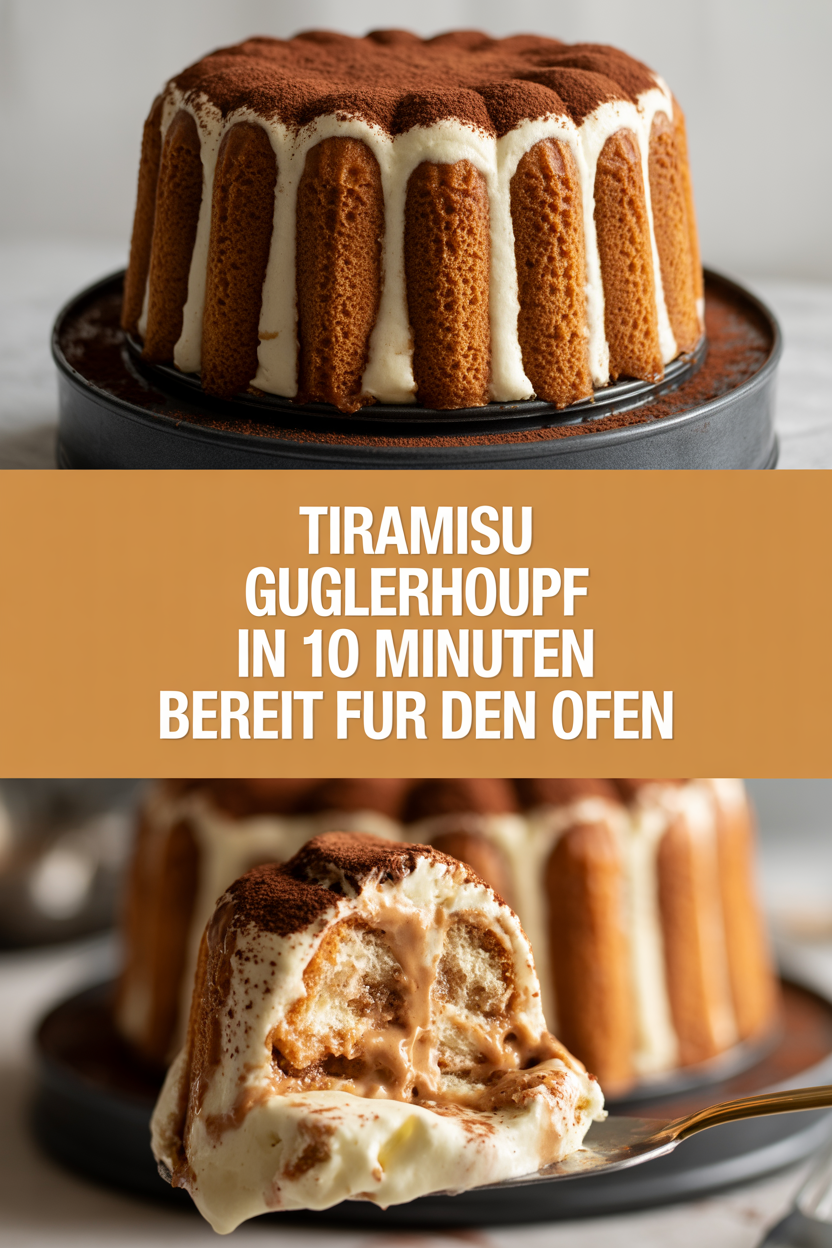 Tiramisu Gugelhupf in 10 Minuten bereit für den Ofen