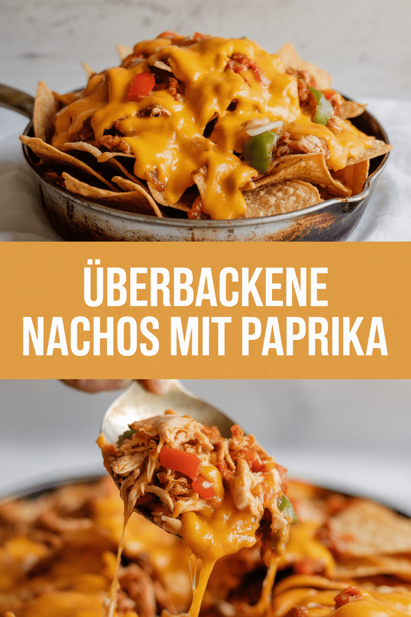 Überbackene Nachos mit Paprika