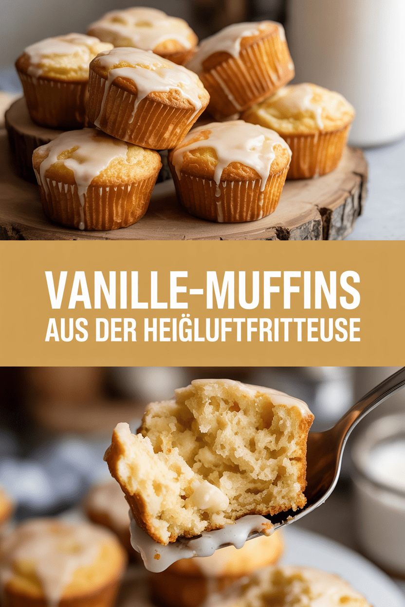 Vanille-Muffins aus der Heißluftfritteuse