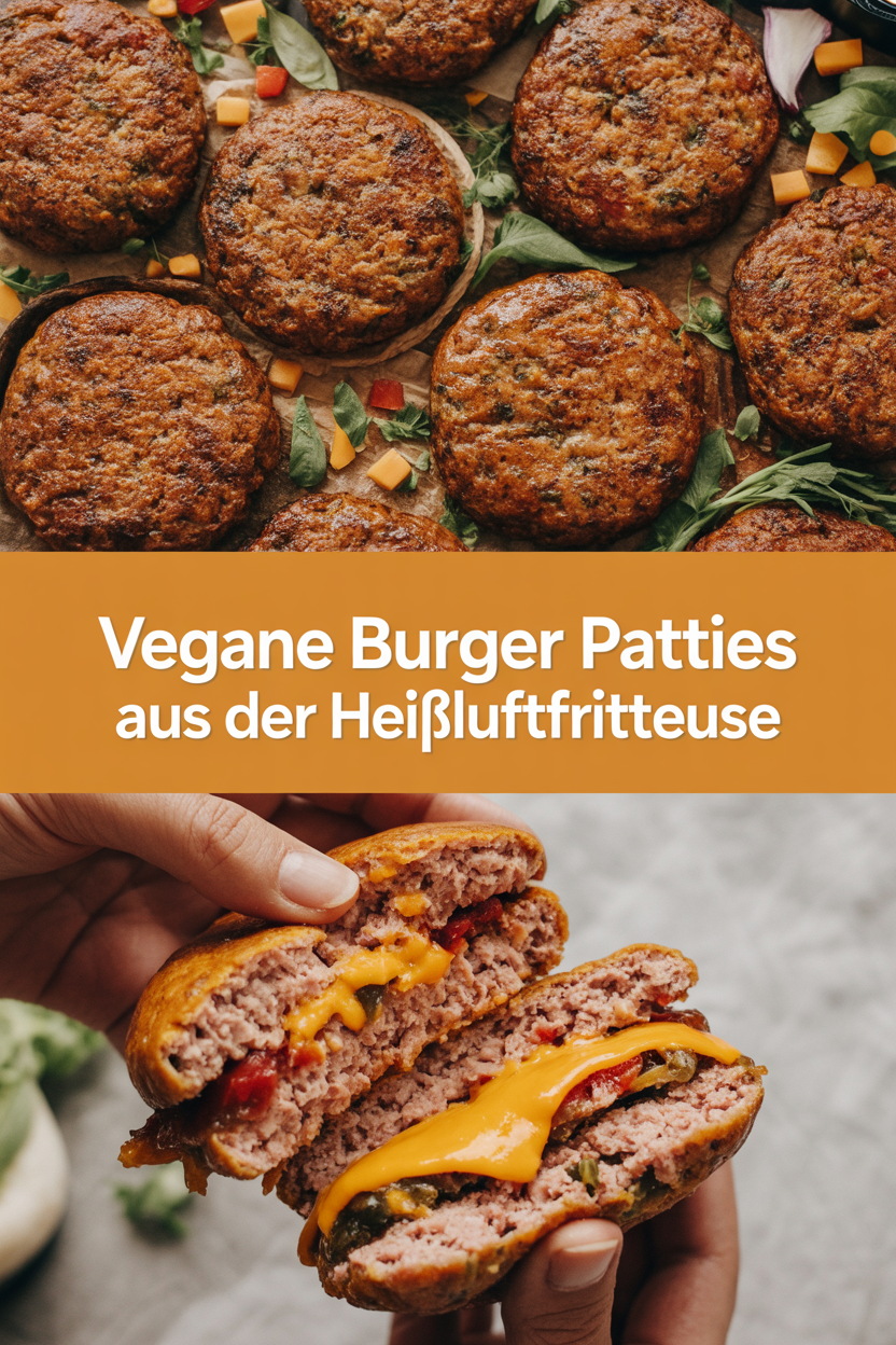 Vegane Burger Patties aus der Heißluftfritteuse