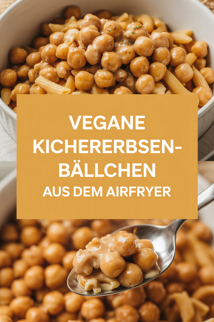 Vegane Kichererbsen-Bällchen aus dem Airfryer