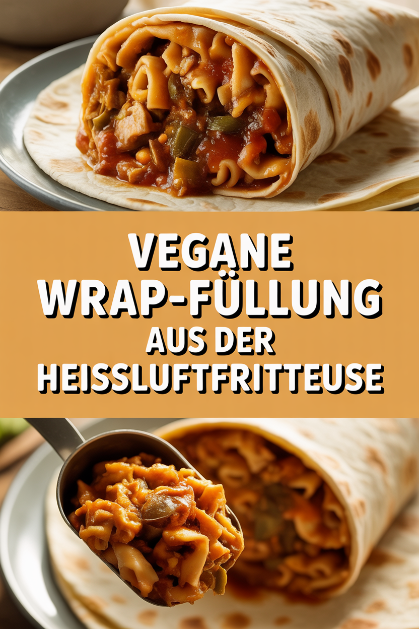 Vegane Wrap-Füllung aus der Heißluftfritteuse