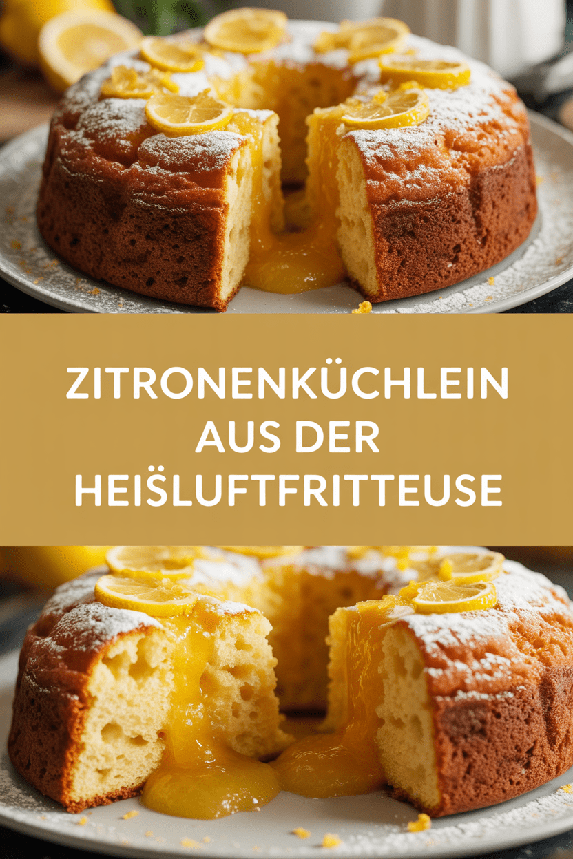 Zitronenküchlein aus der Heißluftfritteuse