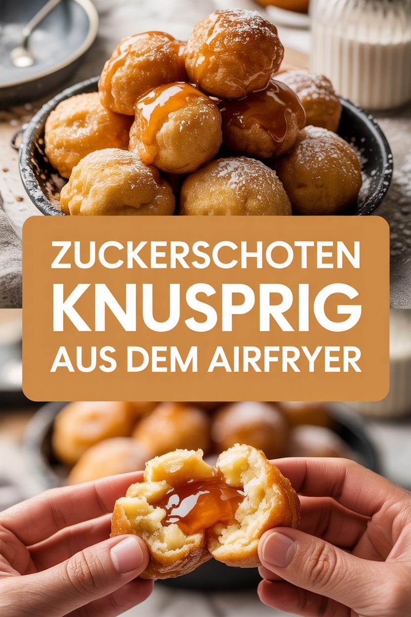 Zuckerschoten knusprig aus dem Airfryer