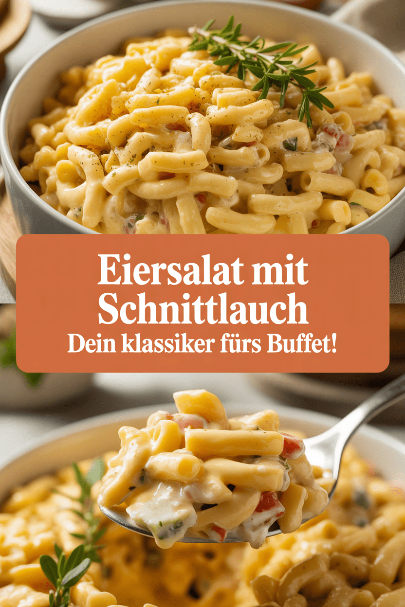 Eiersalat mit Schnittlauch – Dein Klassiker fürs Buffet!