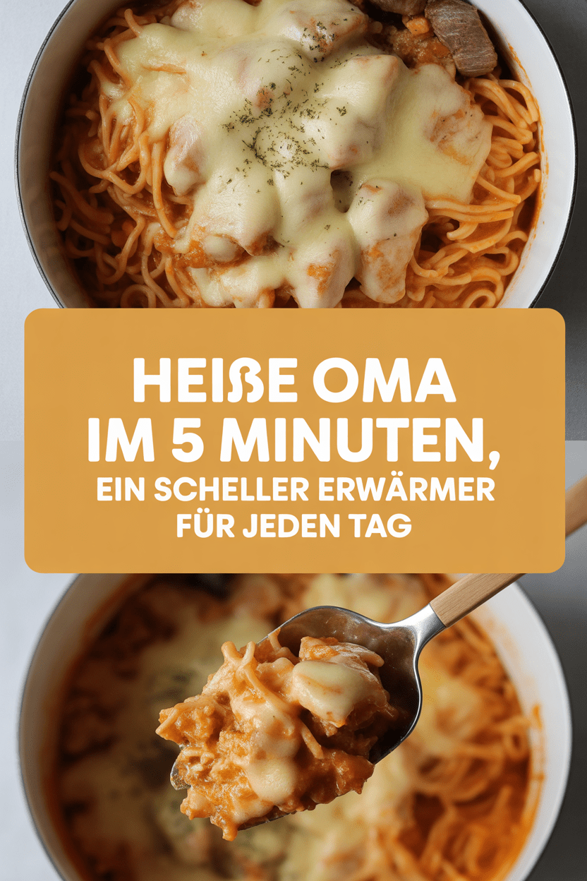 Heiße Oma im 5 Minuten, ein schneller erwärmer für jeden Tag